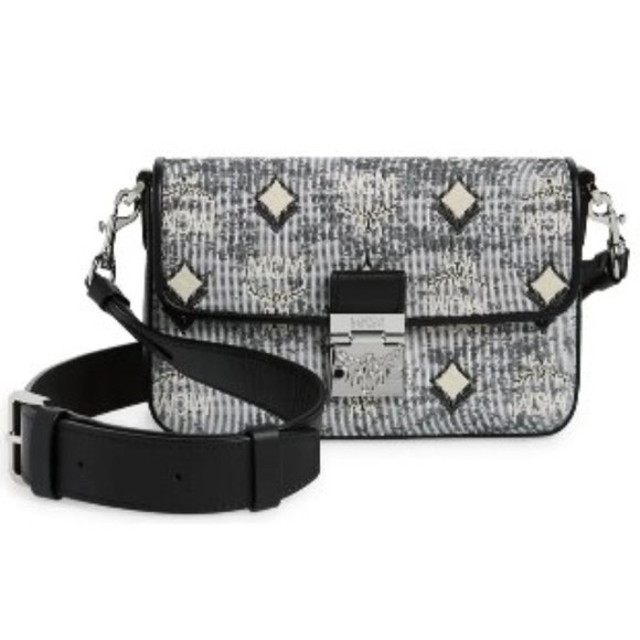 Small Jacquard Crossbody Bag MCM - Picture 2 of 4